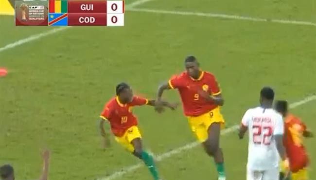 هدف فوز غينيا القاتل علي الكونغو 1 0 تصفيات كاس امم افريقيا