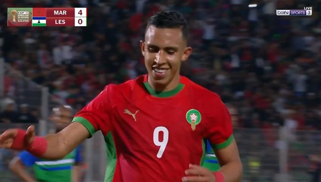 هدف سفيان رحيمي الثاني في مرمي ليسوتو بتصفيات كأس امم افريقيا