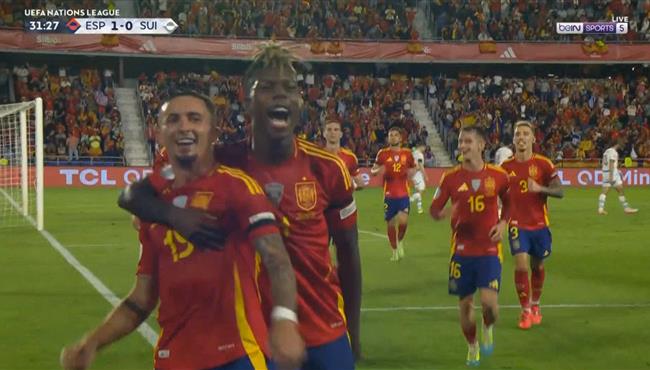 اهداف مباراة اسبانيا وسويسرا 3 2 دوري الامم الاوروبية