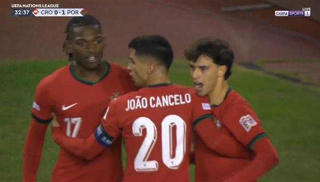 هدف جواو فيليكس في مرمي كرواتيا بدوري الامم الاوروبية