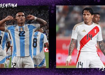 موعد والقنوات الناقلة لمباراة الأرجنتين وبيرو في تصفيات كأس العالم 2026 والمعلق