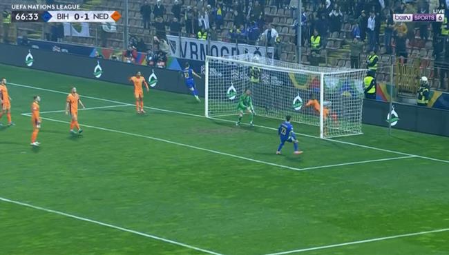 اهداف مباراة هولندا والبوسنة والهرسك 1 1 دوري الامم الاوروبية