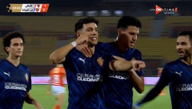 هدف تعادل سيراميكا كليوباترا مع الاهلي 1 1 الدوري المصري