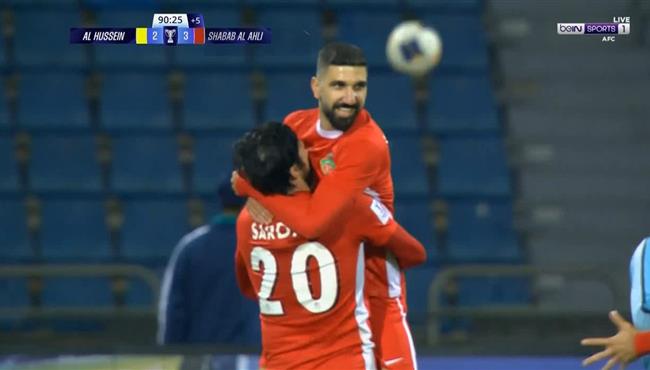 هدف فوز شباب الاهلي القاتل علي الحسين اربد 3 2 دوري ابطال اسيا