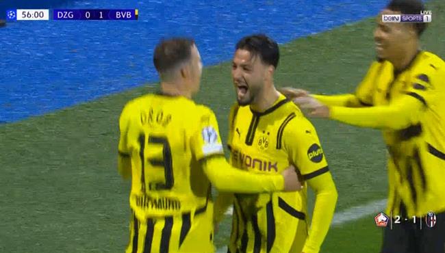 اهداف مباراة بوروسيا دورتموند ودينامو زغرب 3 0 دوري ابطال اوروبا