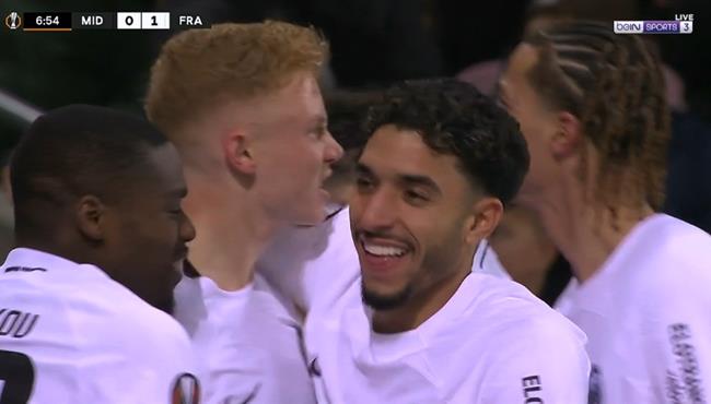 اهداف مباراة فرانكفورت وميتلاند 2 1 الدوري الاوروبي