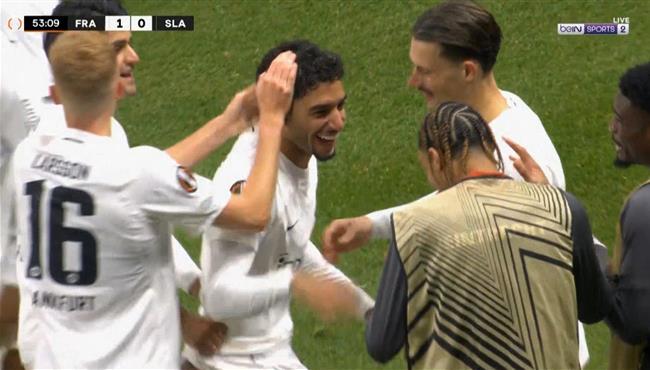 هدف فوز فرانكفورت علي سلافيا براج 1 0 عمر مرموش