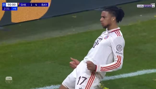 هدف ميكايل أوليس الرائع في مرمي شاختار بدوري ابطال اوروبا