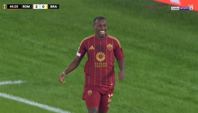 هدف سعود عبد الحميد في مرمي سبورتينج براجا بالدوري الاوروبي