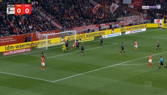 اهداف مباراة بايرن ميونخ وماينز 1 2 الدوري الالماني