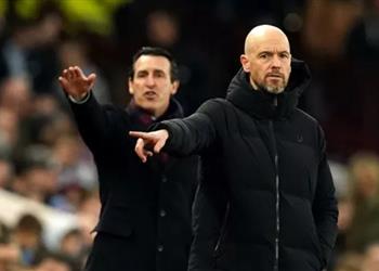 تين هاج عن فوز مانشستر يونايتد القاتل أمام أستون فيلا كانت مباراة تنس