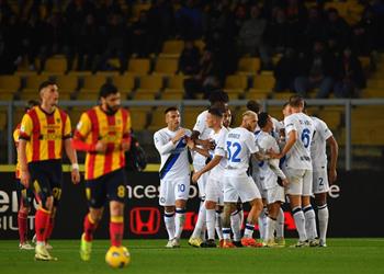 إنتر ميلان ي غرد في صدارة الدوري الإيطالي برباعية كاسحة أمام ليتشي