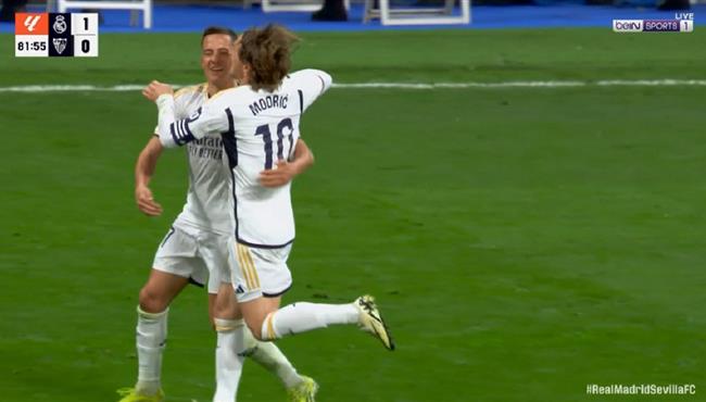 هدف فوز ريال مدريد علي اشبيلية 1 0 الدوري الاسباني