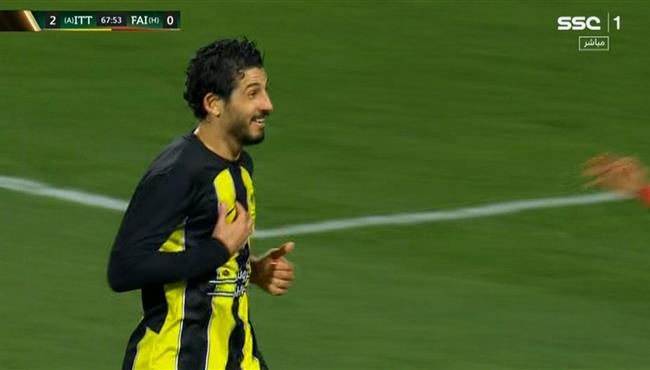 هدف احمد حجازي الاول في مرمي الفيصلي بكاس خادم الحرمين