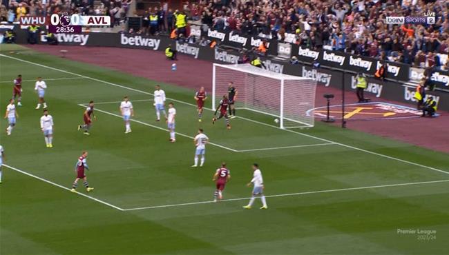 اهداف مباراة استون فيلا ووست هام 1 1 الدوري الانجليزي