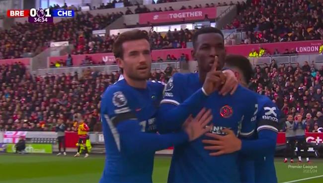 اهداف مباراة تشيلسي وبرينتفورد 2 2 الدوري الانجليزي