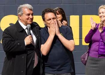 لابورتا عن دوري أبطال أوروبا متفائل بسبب ويمبلي