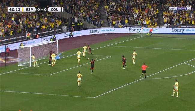 هدف فوز كولومبيا العالمي علي اسبانيا 1 0 مباراة ودية