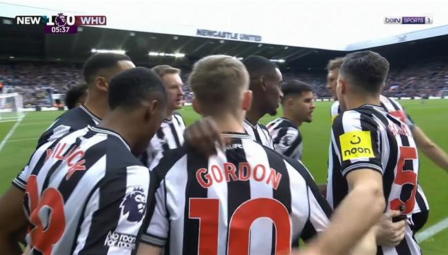 اهداف مباراة نيوكاسل ووست هام 4 3 الدوري الانجليزي