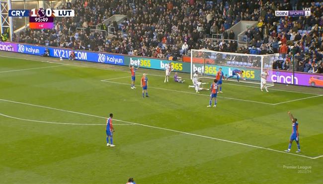 اهداف مباراة كريستال بالاس ولوتون تاون 1 1 الدوري الانجليزي