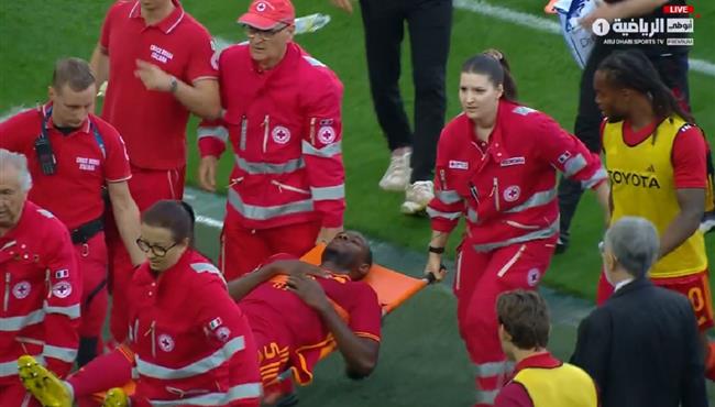 لحظة إصابة ايفان نديكا في مباراة روما واودينيزي بالدوري الإيطالي