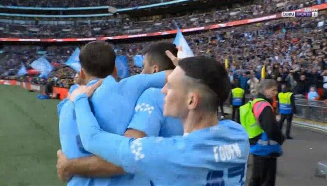 هدف برناردو سيلفا في مرمي تشيلسي بنصف نهائي كأس الاتحاد الانجليزي