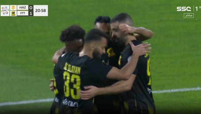 اهداف مباراة الاتحاد والحزم 3 2 الدوري السعودي