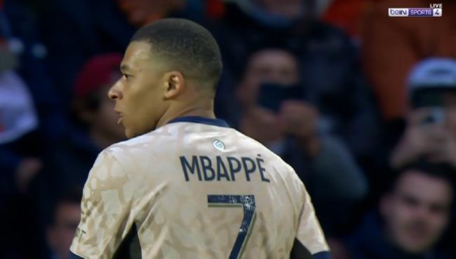 هدف مبابي الثاني في مرمي لوريان بالدوري الفرنسي