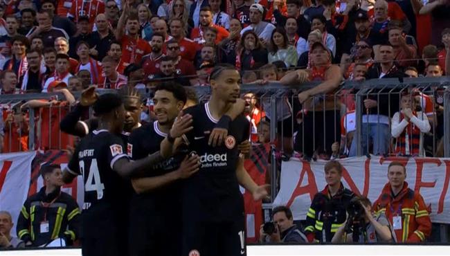 اهداف مباراة بايرن ميونخ وفرانكفورت 2 1 الدوري الالماني