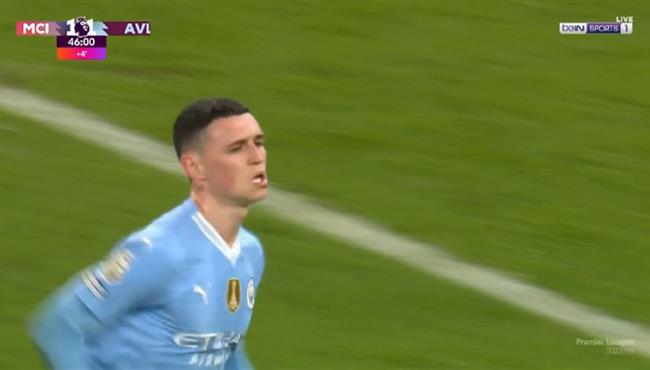 هدف فيل فودن الاول الرائع في مرمي استون فيلا بالدوري الانجليزي