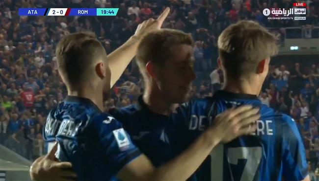 اهداف مباراة روما واتالانتا 1 2 الدوري الايطالي