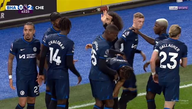 ملخص واهداف مباراة تشيلسي وبرايتون 2 1 الدوري الانجليزي