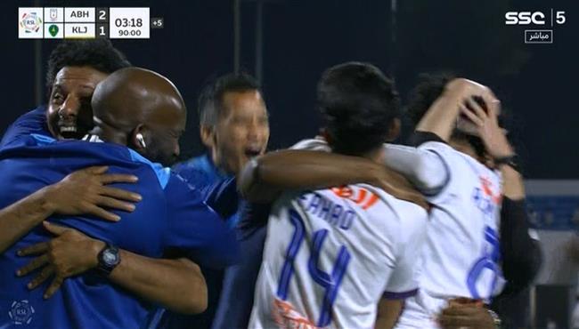 هدف ابها الثاني القاتل في مرمي الخليج بالدوري السعودي