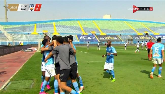 هدف فوز بيراميدز علي الجونة 1 0 الدوري المصري