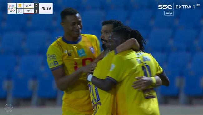 اهداف مباراة الحزم وابها 2 1 الدوري السعودي