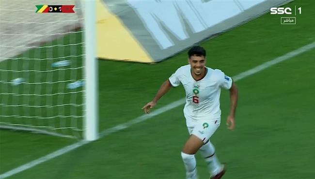 هدف المغرب الثاني في مرمي الكونغو بتصفيات كاس العالم