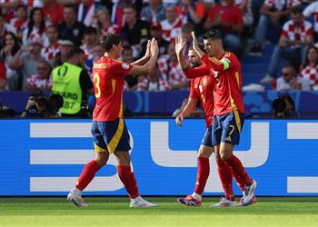 فيديو في 3 دقائق موراتا وفابيان رويز يسجلان هدفين لـ إسبانيا أمام كرواتيا