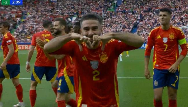 هدف كارفاخال في مرمي كرواتيا بيورو 2024