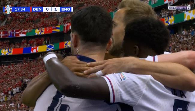 اهداف مباراة انجلترا والدنمارك 1 1 يورو 2024