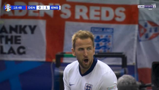 هدف هاري كين في مرمي الدنمارك بيورو 2024