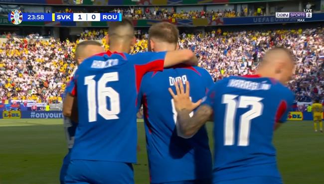 اهداف مباراة سلوفاكيا ورومانيا 1 1 يورو 2024