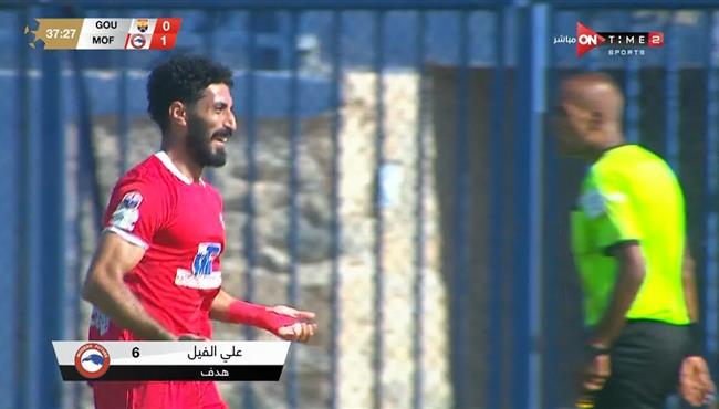 هدف علي الفيل في مرمي الجونة بالدوري المصري