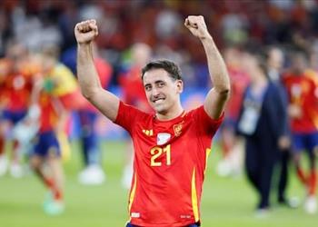 أويارزابال كنت محظوظ ا بهدفي أمام إنجلترا في نهائي اليورو