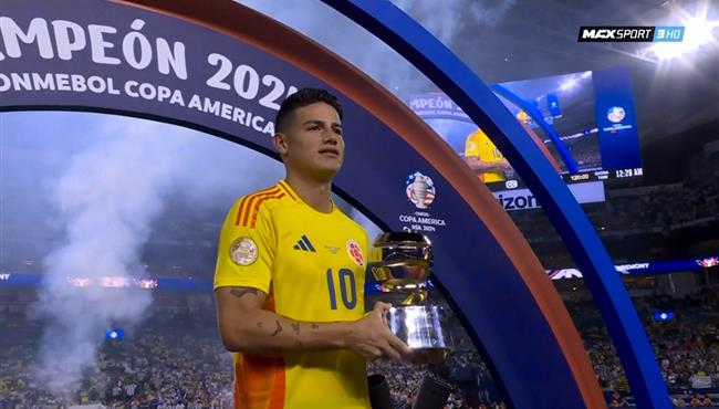 مراسم تتويج جوائز افضل لاعب وحارس وهداف بطولة كوبا امريكا 2024