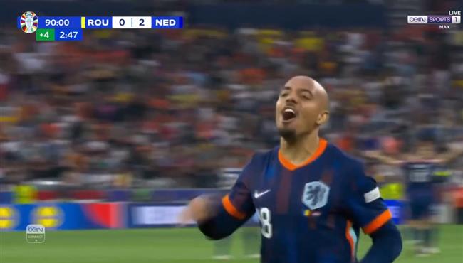 هدف هولندا الثالث في مرمي رومانيا بيورو 2024