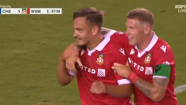 هدف تعادل ريكسهام مع تشيلسي 1 1 مباراة ودية