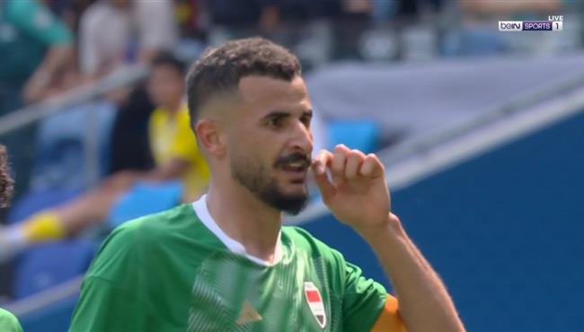 هدف تعادل العراق مع الارجنتين 1 1 اولمبياد باريس