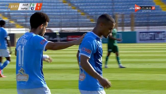 هدف فخري لاكاي في مرمي الاتحاد السكندري بالدوري المصري