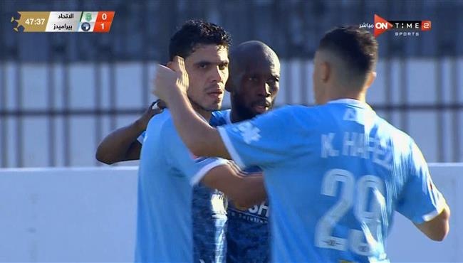 هدف بيراميدز الثاني في مرمي الاتحاد السكندري بالدوري المصري