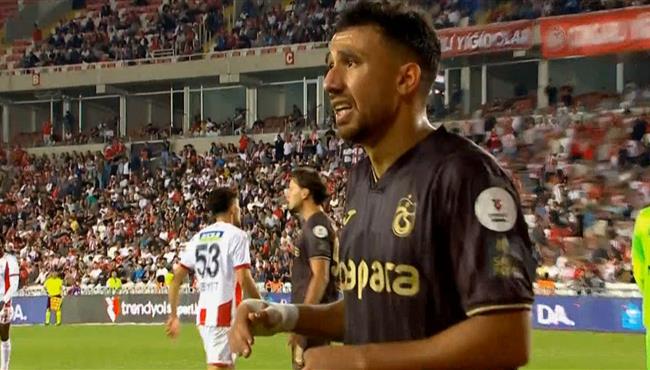 تريزيجيه كاد ان يسجل هدف قاتل لـ طرابزون سبور امام سيفاس سبور